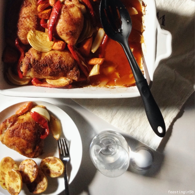 spiced roast chicken_table_Fotor